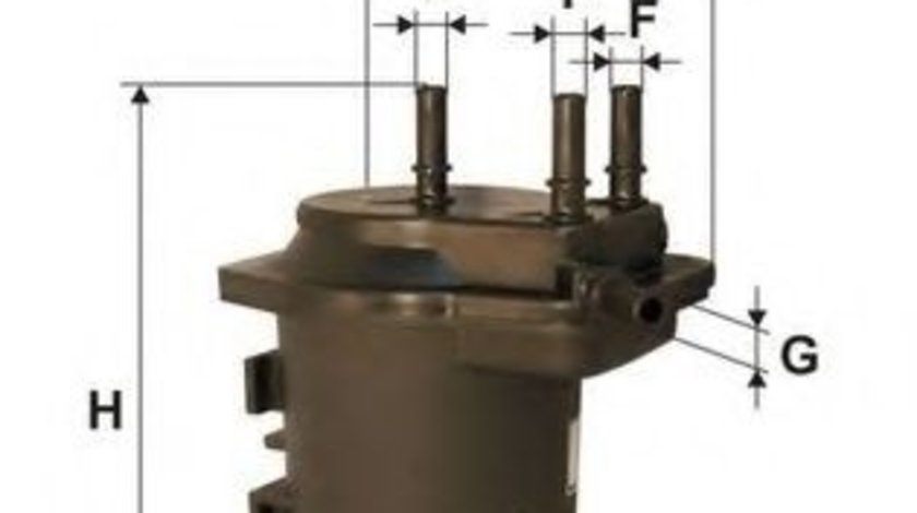 Filtru combustibil RENAULT SCENIC II (JM0/1) (2003 - 2009) FILTRON PS980/3 piesa NOUA
