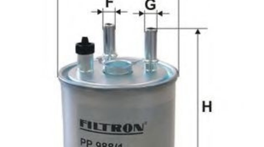 Filtru combustibil RENAULT TWINGO II (CN0) (2007 - 2014) FILTRON PP988/1 piesa NOUA