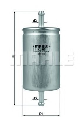 Filtru combustibil SEAT CORDOBA Vario (6K5) (1996 - 1999) KNECHT KL 60 piesa NOUA