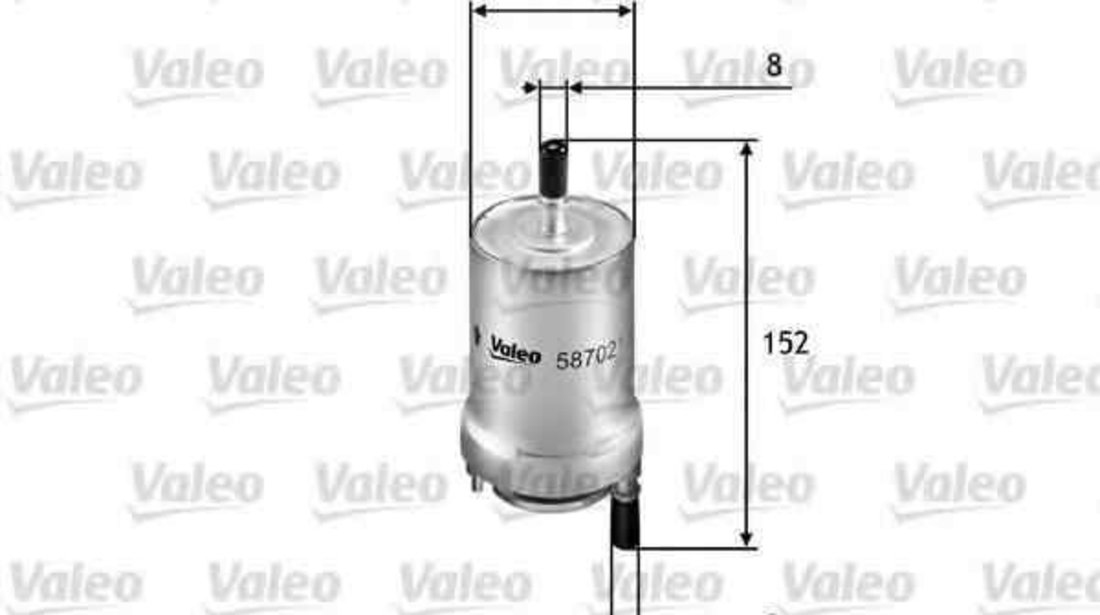 Filtru combustibil SEAT LEON (1P1) VALEO 587021 #64501143