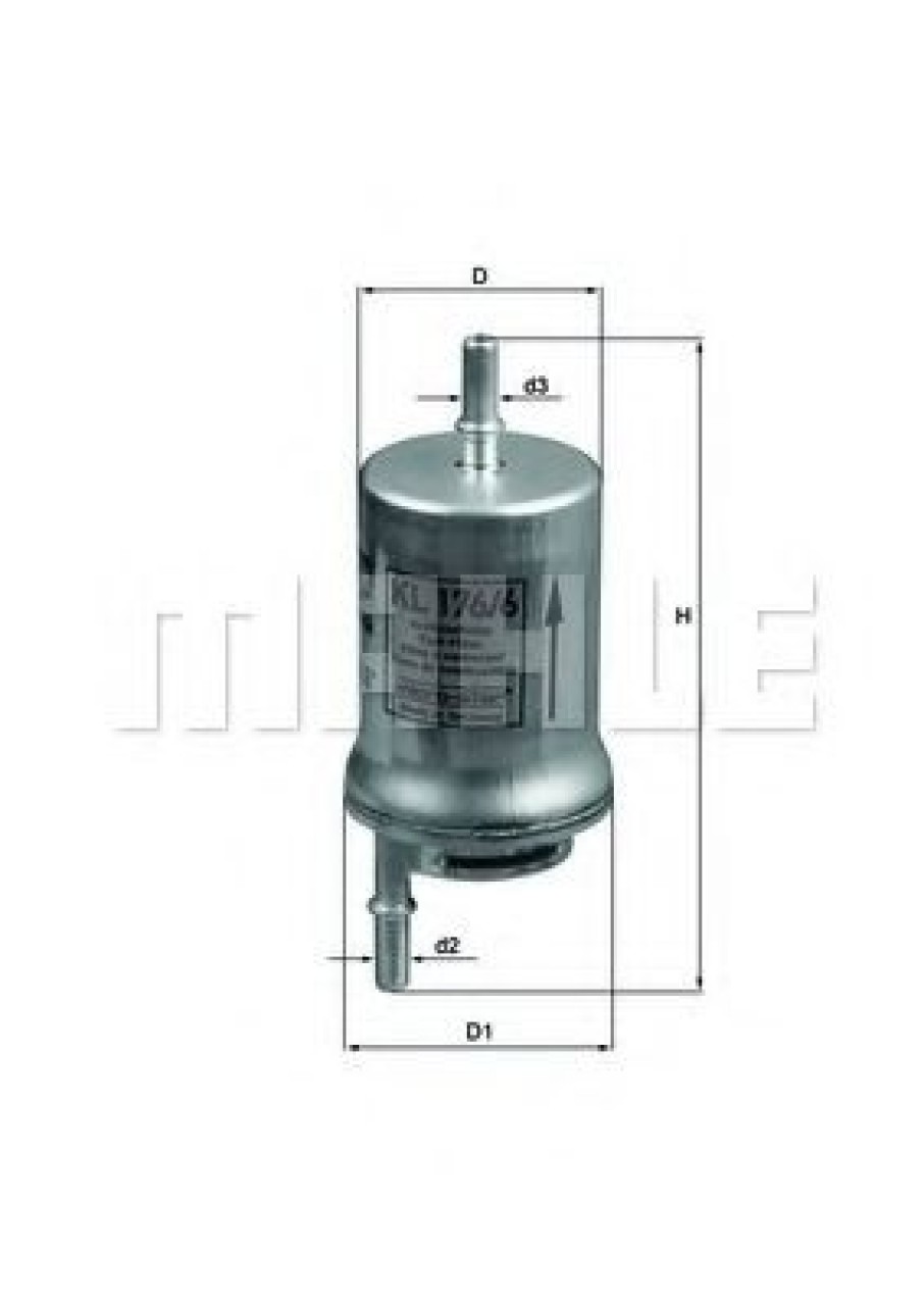 Filtru combustibil SKODA FABIA I (6Y2) (1999 - 2008) KNECHT KL 176/6D piesa NOUA