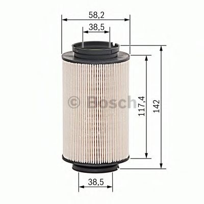 Filtru combustibil SKODA OCTAVIA II (1Z3) (2004 - 2013) BOSCH 1 457 070 007 piesa NOUA