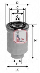 Filtru Combustibil Sofima Mazda S 4392 NR