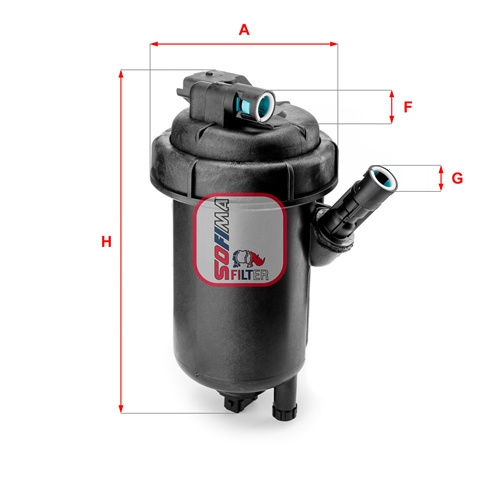 Filtru Combustibil Sofima Vauxhall S 5120 GC