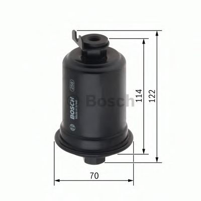 Filtru combustibil TOYOTA COROLLA (E11) (1997 - 2002) BOSCH 0 986 450 115 piesa NOUA