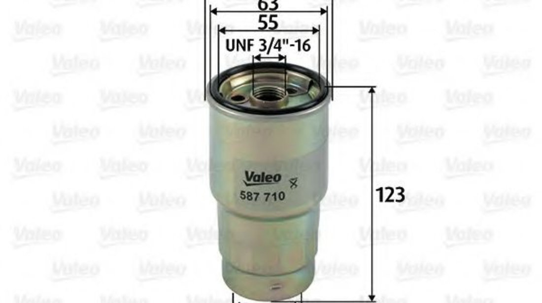 Filtru combustibil TOYOTA COROLLA Verso (ZDE12, CDE12) (2001 - 2004) VALEO 587710 piesa NOUA