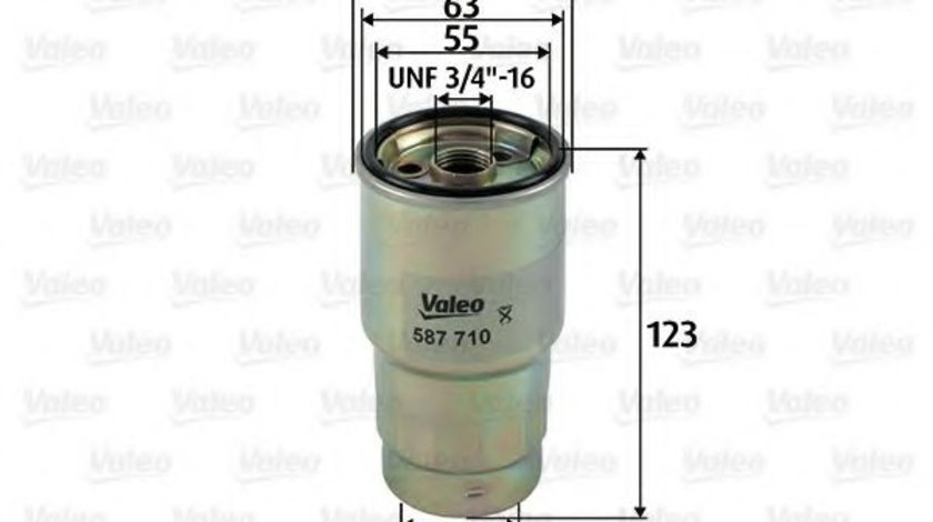 Filtru combustibil TOYOTA RAV 4 II (CLA2, XA2, ZCA2, ACA2) (2000 - 2005) VALEO 587710 piesa NOUA