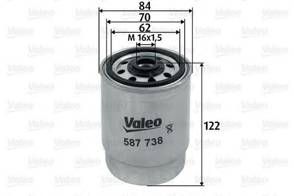 Filtru combustibil VOLVO S80 I (TS, XY) (1998 - 2006) VALEO 587738 piesa NOUA