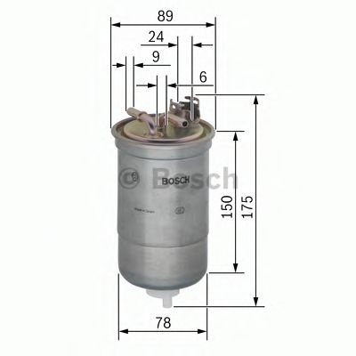 Filtru combustibil VW SHARAN (7M8, 7M9, 7M6) (1995 - 2010) BOSCH 0 450 906 267 piesa NOUA