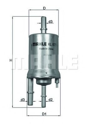 Filtru combustibil VW SHARAN (7N1, 7N2) (2010 - 2016) KNECHT KL 871 piesa NOUA