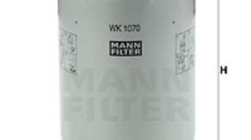 Filtru combustibil (WK1070X MANN-FILTER) FENDT,HEULIEZ,HYUNDAI,IVECO,MERCEDES-BENZ,PLAXTON,SETRA,VOLVO