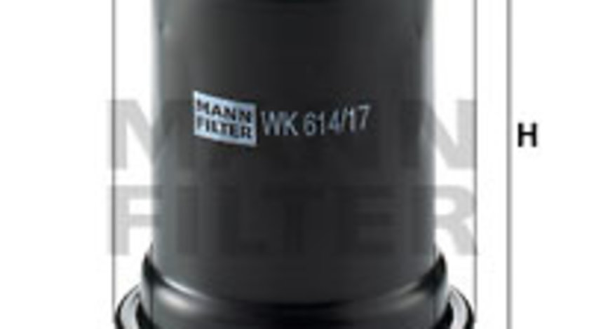 Filtru combustibil (WK61417 MANN-FILTER) MAZDA,PROTON