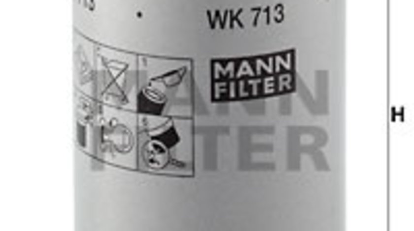 Filtru combustibil (WK713 MANN-FILTER) VOLVO