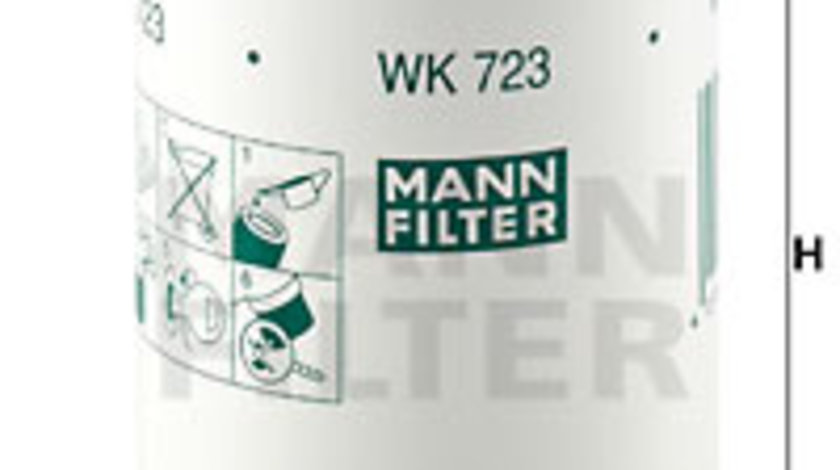 Filtru combustibil (WK72310 MANN-FILTER) ASKAM (FARGO/DESOTO),DAF,DEUTZ-FAHR,FENDT,FODEN TRUCKS,GAZ,GLERYZ,INTERNATIONAL HARV.,KAMAZ,MAZ,OTOKAR