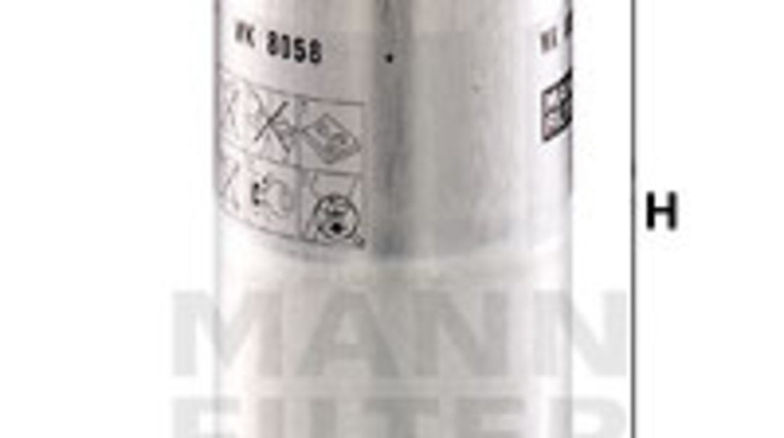 Filtru combustibil (WK8058 MANN-FILTER) VW