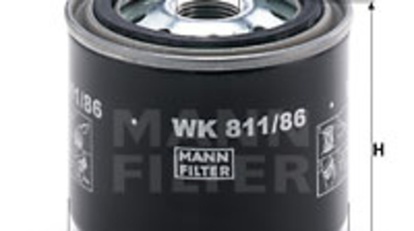 Filtru combustibil (WK81186 MANN-FILTER) HOLDEN,ISUZU,JEEP,NISSAN,TOYOTA