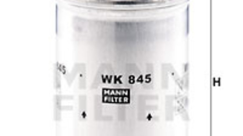 Filtru combustibil (WK845 MANN-FILTER) ISDERA,MERCEDES-BENZ,PUCH