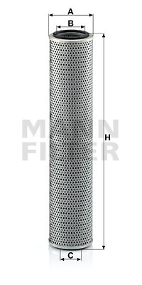 Filtru, sistem hidraulic primar (H1095 MANN-FILTER)