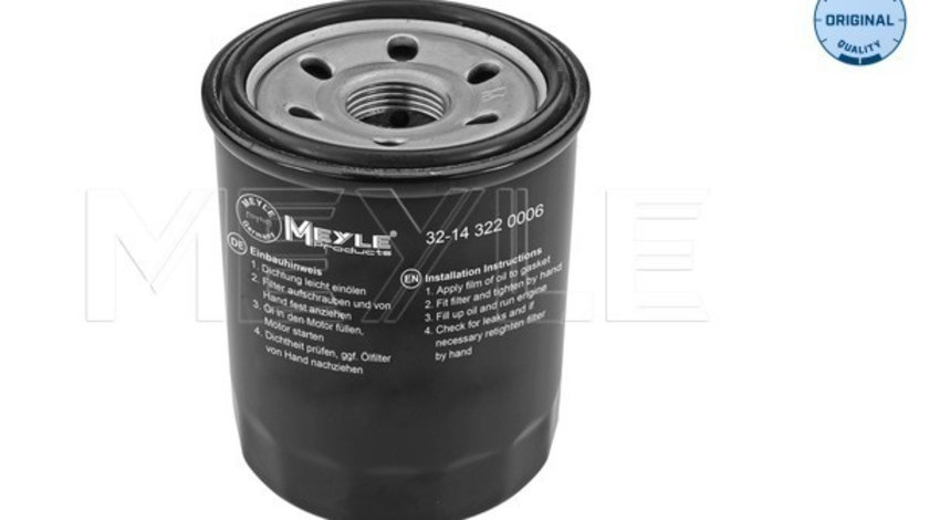 Filtru ulei (32143220006 MEYLE) HYUNDAI,INFINITI,KIA,MAZDA,MITSUBISHI,NISSAN,RENAULT TRUCKS