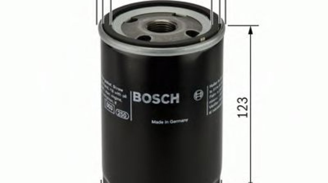 Filtru ulei AUDI A3 (8P1) (2003 - 2012) BOSCH 0 451 103 314 piesa NOUA