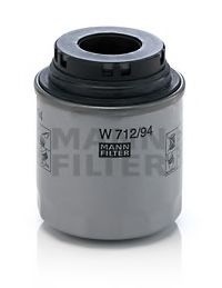 Filtru ulei AUDI A3 Sportback (8PA) (2004 - 2013) MANN-FILTER W 712/94 piesa NOUA