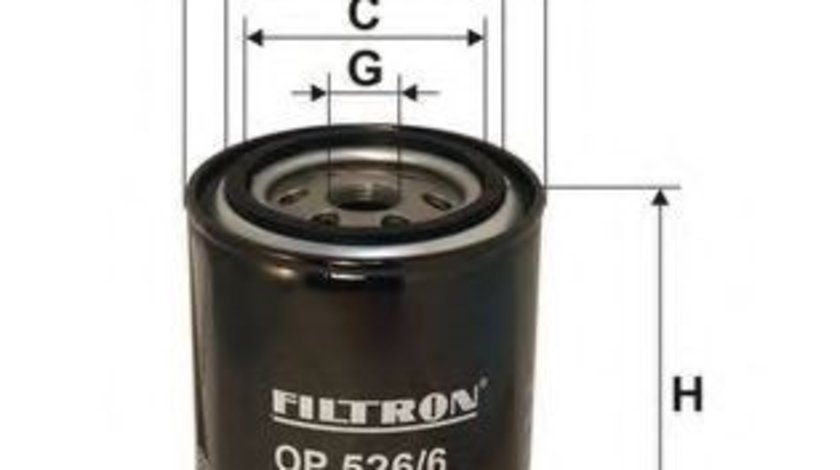 Filtru ulei AUDI A4 (8E2, B6) (2000 - 2004) FILTRON OP526/6 piesa NOUA