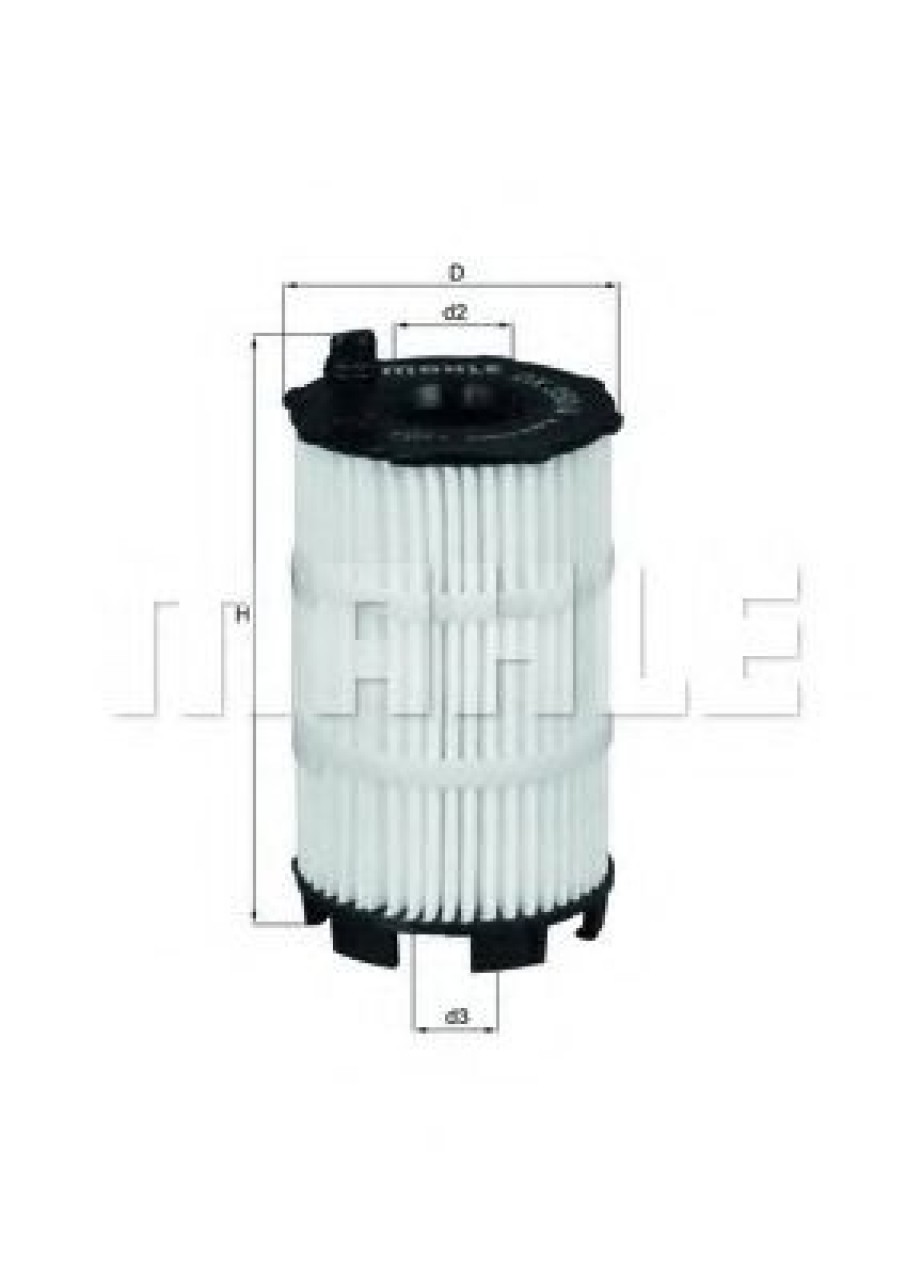 Filtru ulei AUDI A4 (8EC, B7) (2004 - 2008) MAHLE ORIGINAL OX 350/4D piesa NOUA