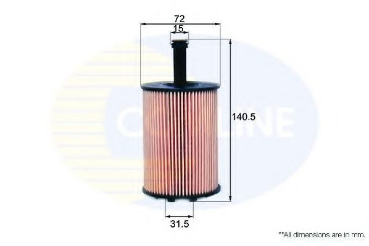 Filtru ulei AUDI A6 (4F2, C6) (2004 - 2011) COMLINE EOF087 piesa NOUA