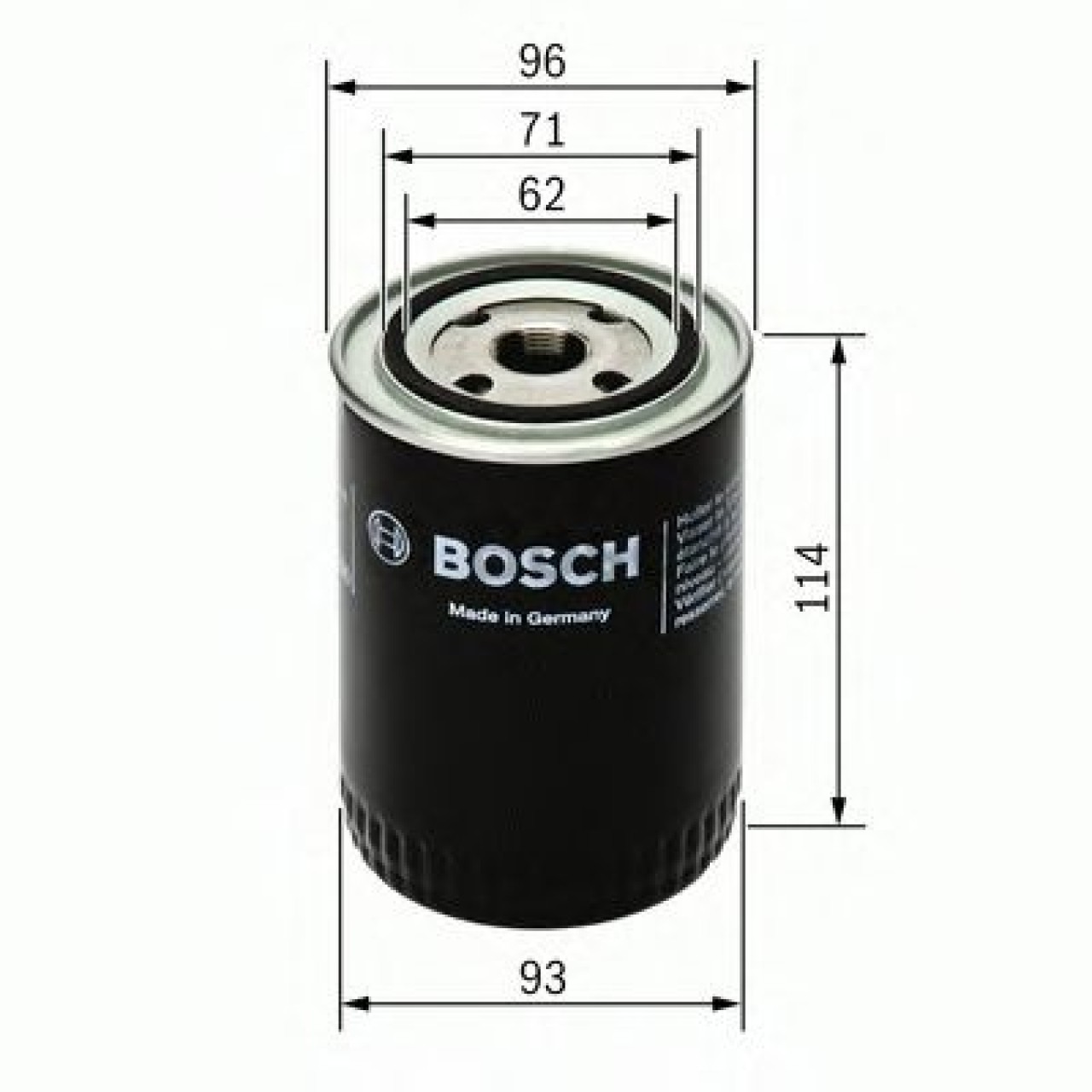 Filtru ulei AUDI ALLROAD (4BH, C5) (2000 - 2005) BOSCH 0 451 103 313 piesa NOUA