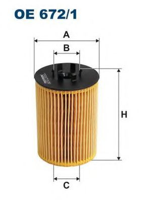 Filtru ulei BMW Seria 5 (E60) (2003 - 2010) FILTRON OE672/1 piesa NOUA