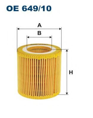 Filtru ulei BMW Seria 5 (F10, F18) (2009 - 2016) FILTRON OE649/10 piesa NOUA