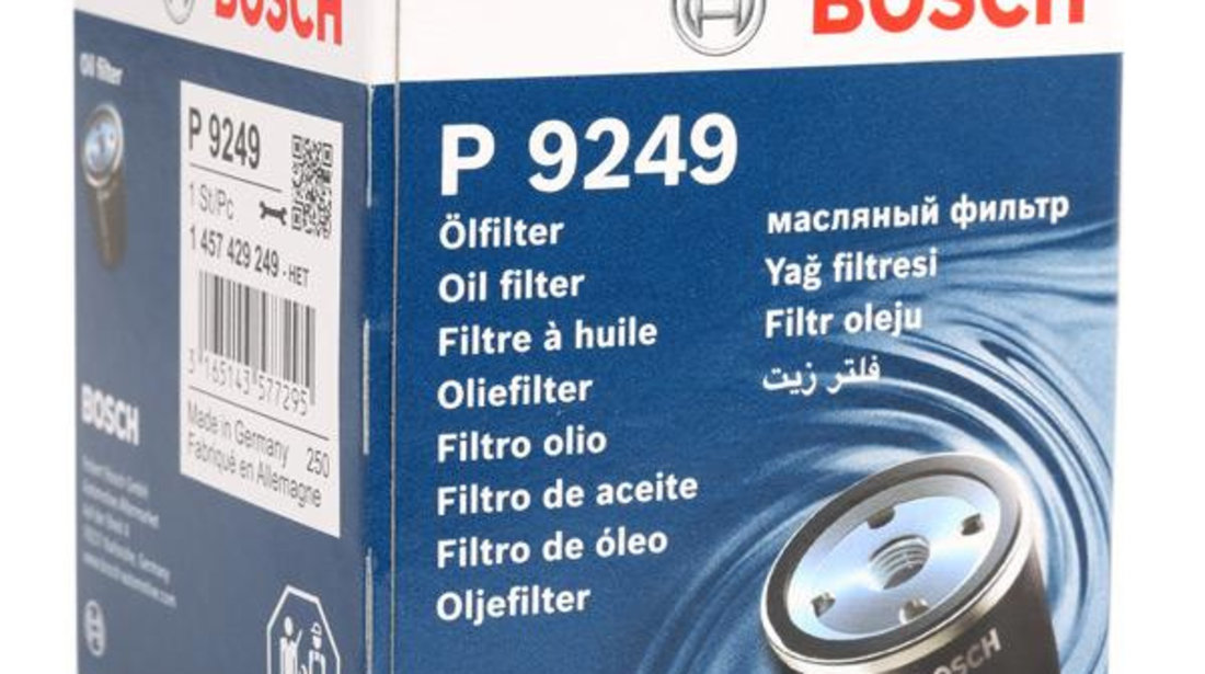 Filtru Ulei Bosch Citroen Jumper 3 2006→ 1 457 429 249