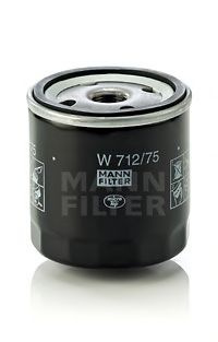 Filtru ulei CHEVROLET CRUZE Hatchback (J305) (2011 - 2016) MANN-FILTER W 712/75 piesa NOUA