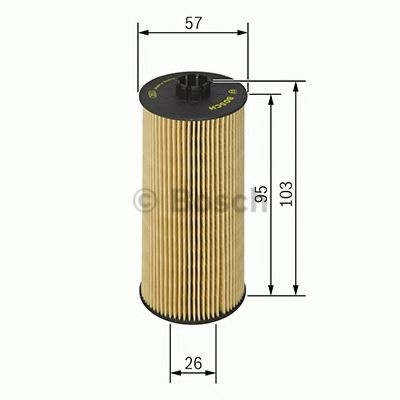 Filtru ulei CHEVROLET CRUZE Station Wagon (J308) (2012 - 2016) BOSCH F 026 407 006 piesa NOUA