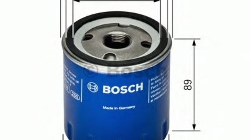 Filtru ulei CITROEN XANTIA Estate (X2) (1998 - 2003) BOSCH 0 451 103 355 piesa NOUA