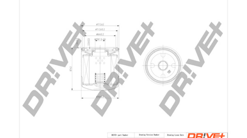 Filtru ulei (DP1110110270 DRIVE) FORD,FORD USA