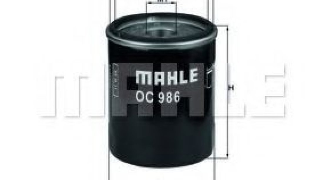 Filtru ulei FIAT LINEA (323) (2007 - 2016) MAHLE ORIGINAL OC 986 piesa NOUA