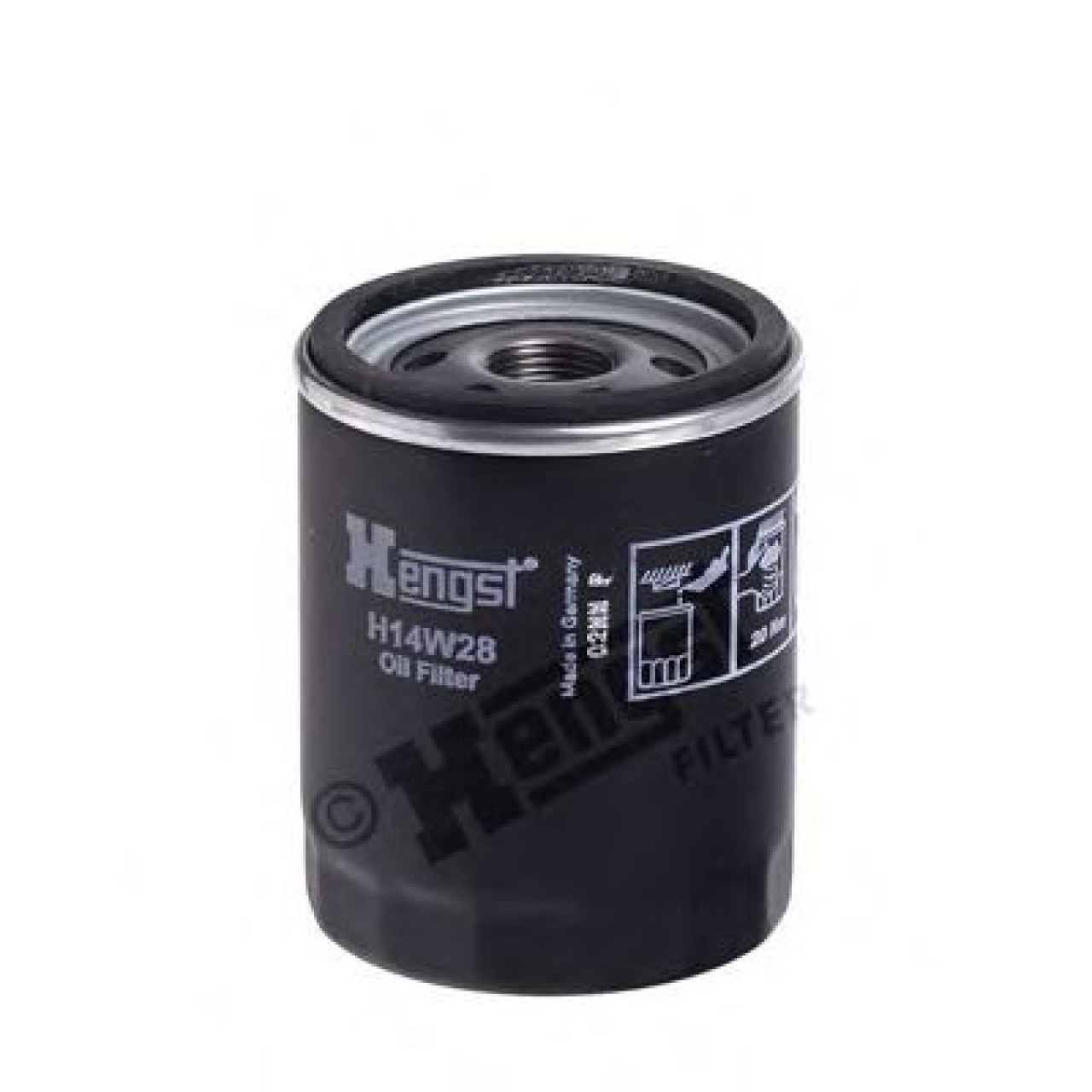 Filtru ulei FIAT PUNTO (188) (1999 - 2016) HENGST FILTER H14W28 piesa NOUA