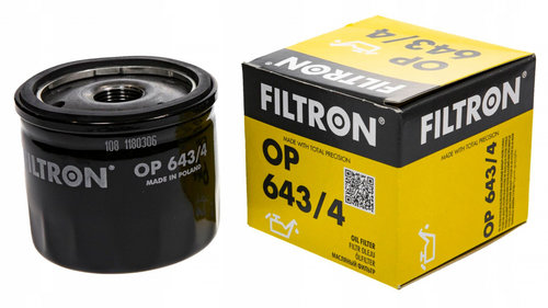 Filtru Ulei Filtron Renault Laguna 3 2007-2015 OP 643/4