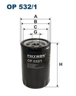 Filtru ulei FORD FOCUS Limuzina (DFW) (1999 - 2007) FILTRON OP532/1 piesa NOUA