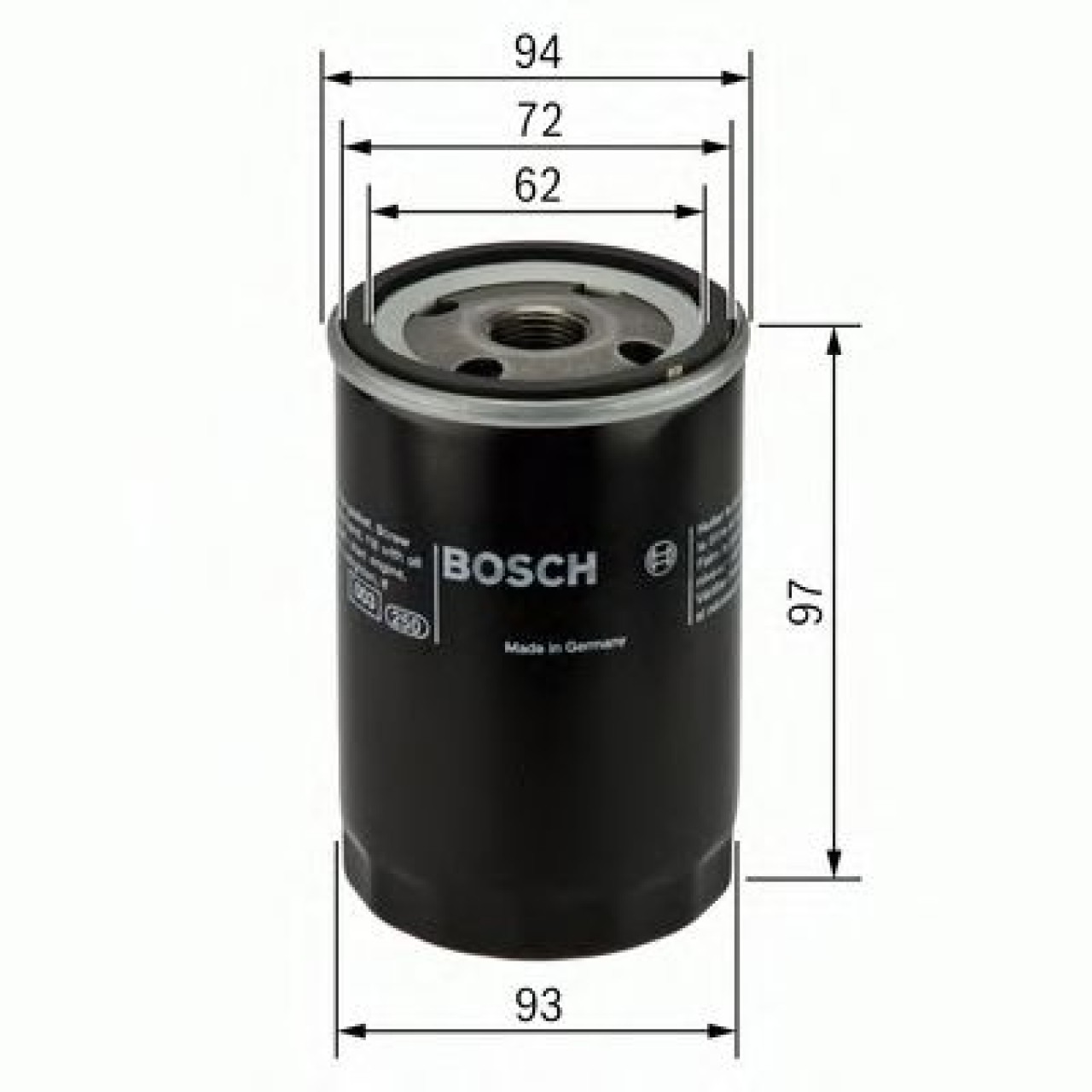 Filtru ulei FORD MONDEO II (BAP) (1996 - 2000) BOSCH 0 451 103 333 piesa NOUA