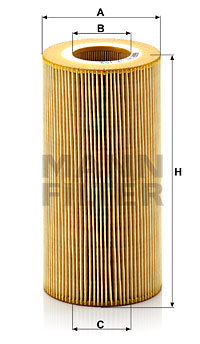 Filtru ulei (HU12103X MANN-FILTER) BOVA,DAF,GINAF,IRIZAR,SOLARIS,TEMSA,VAN HOOL,VDL