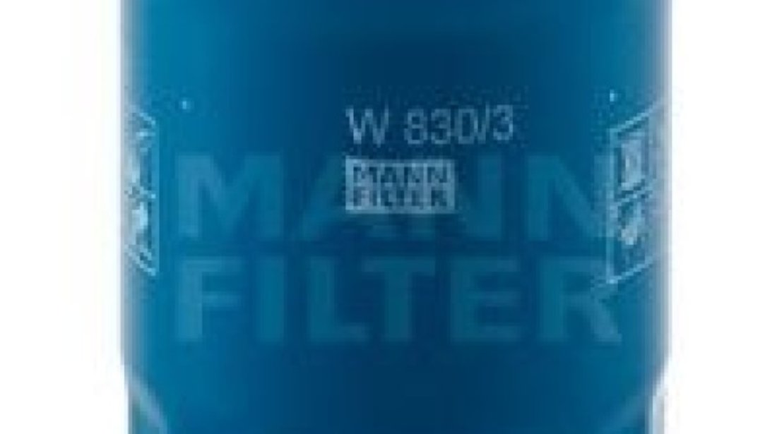 Filtru ulei HYUNDAI MATRIX (FC) (2001 - 2010) MANN-FILTER W 830/3 piesa NOUA