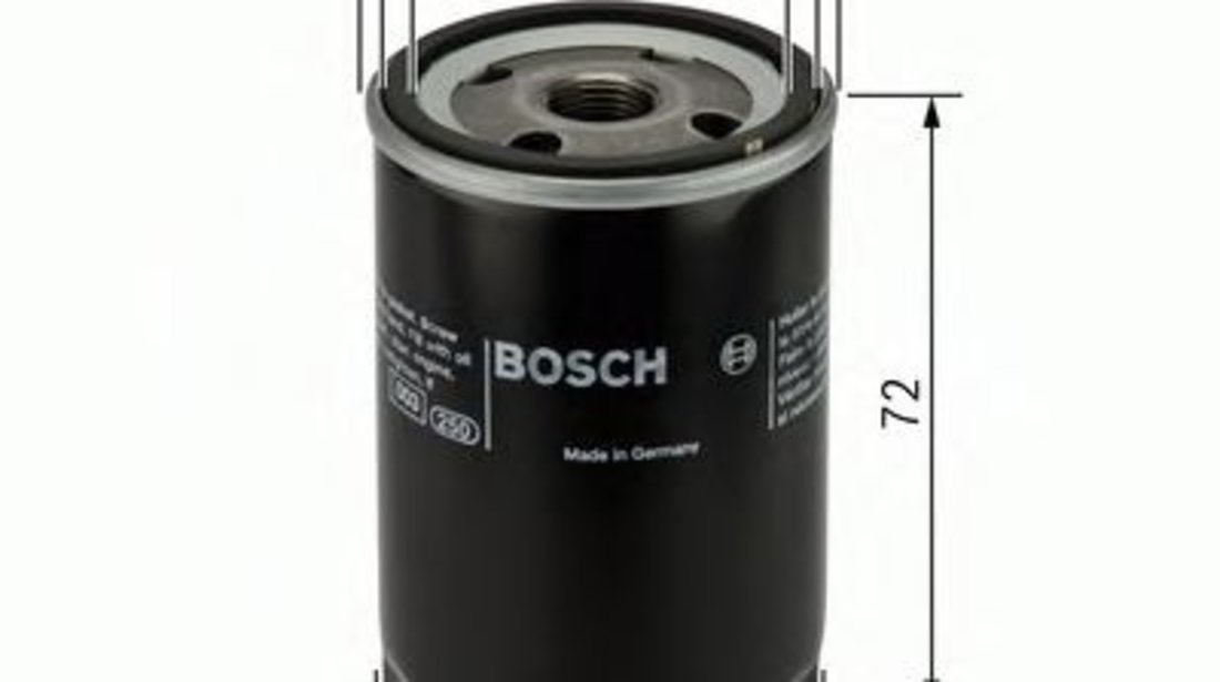 Filtru ulei HYUNDAI TRAJET (FO) (2000 - 2008) BOSCH 0 451 103 316 piesa NOUA