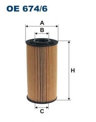 Filtru ulei KIA SORENTO II (XM) (2009 - 2015) FILTRON OE674/6 piesa NOUA