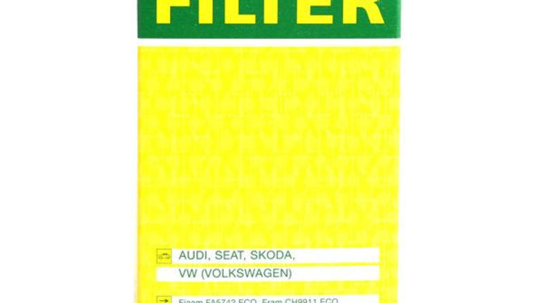 Filtru Ulei Mann Filter Audi A1 8X 2010-2018 HU719/6X