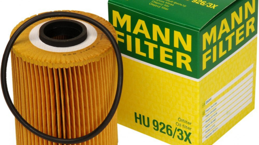 Filtru Ulei Mann Filter Bmw Seria 5 E34 1987-1995 HU926/3X