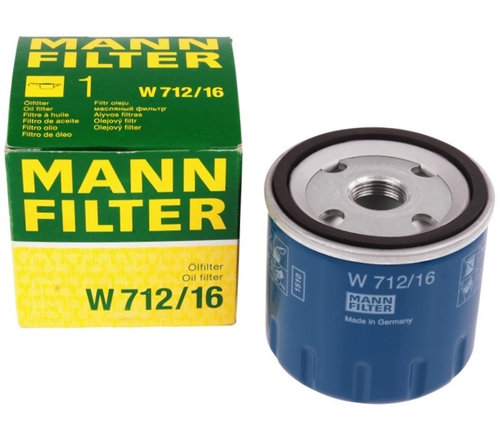 Filtru Ulei Mann Filter Fiat Bravo 1 1995-2001 W712/16