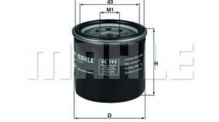 Filtru ulei MAZDA 3 Limuzina (BK) (1999 - 2009) KNECHT OC 195 piesa NOUA