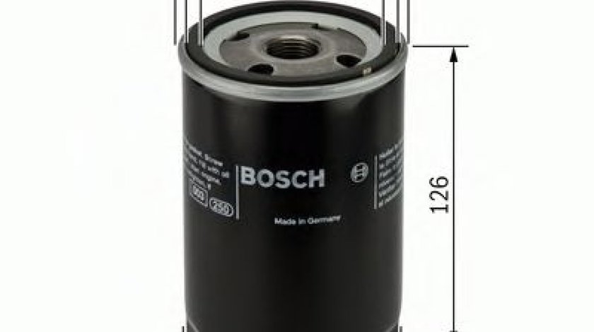 Filtru ulei MITSUBISHI PAJERO II Canvas Top (V2_W, V4_W) (1990 - 2000) BOSCH 0 986 452 042 piesa NOUA